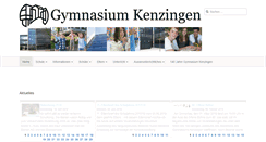 Desktop Screenshot of gymkenz.de